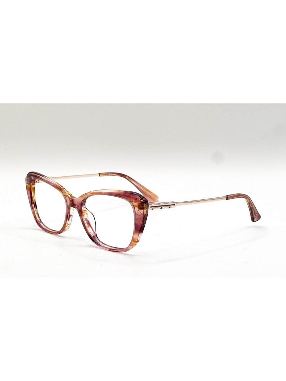 Nicole Miller Stkitts C03 Clear Purple Brown Gold Eyeglass Frames 51-16